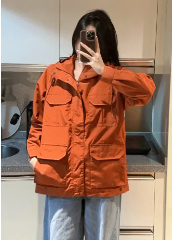 Levant Orange Lightweight Jacket