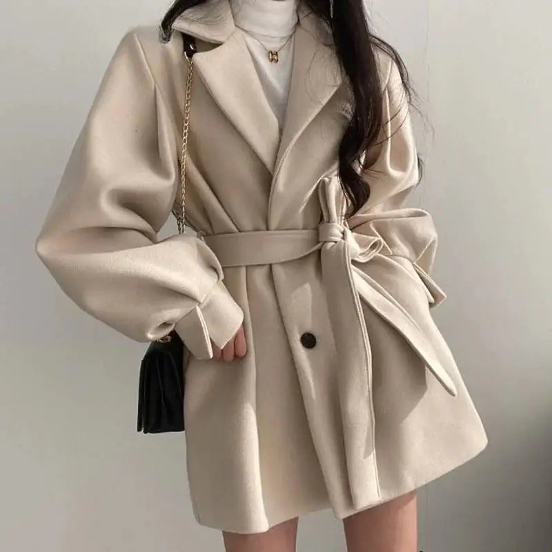 Levant Thickened Wool Coat