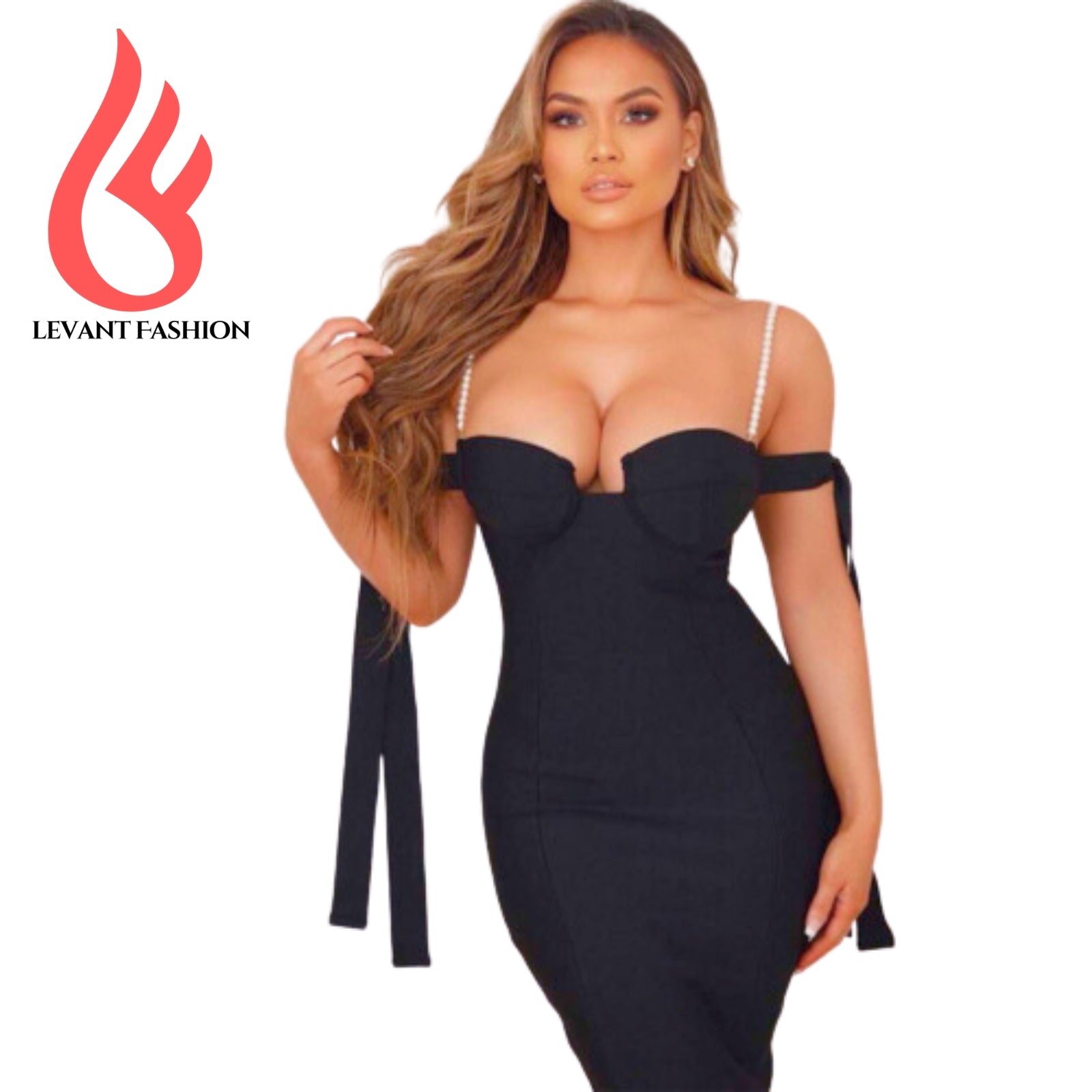 Beaded Off-Shoulder Bodycon New Arrival Sexy Dress