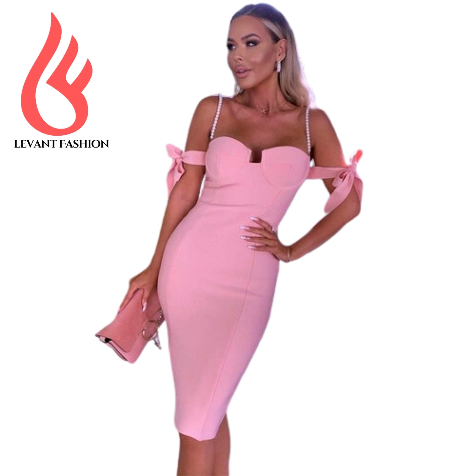 Beaded Off-Shoulder Bodycon New Arrival Sexy Dress