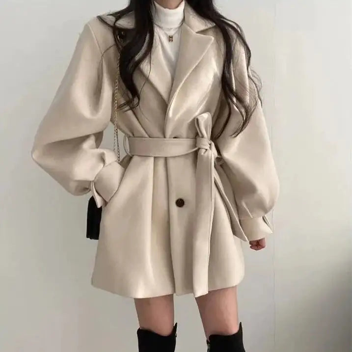 Levant Thickened Wool Coat