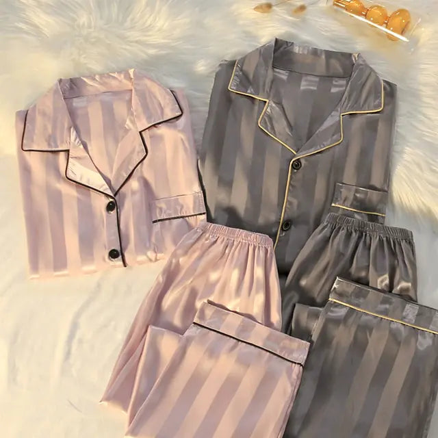 Levant Couple Luxury Silk Pajamas Sets
