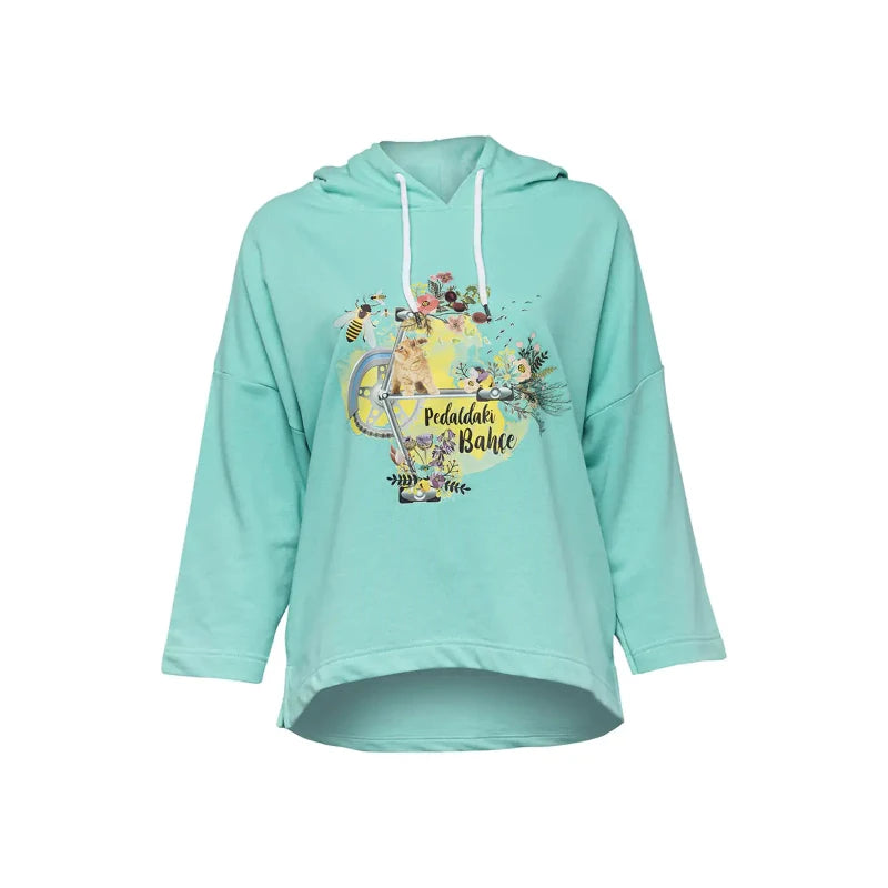 Levant Biggdesign Nature Garden On The Pedal Women Hoodie