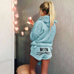 Levant Meow Hoodie PJ's set