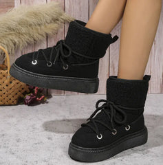 Levant Fashion Lace-up Snow Boots