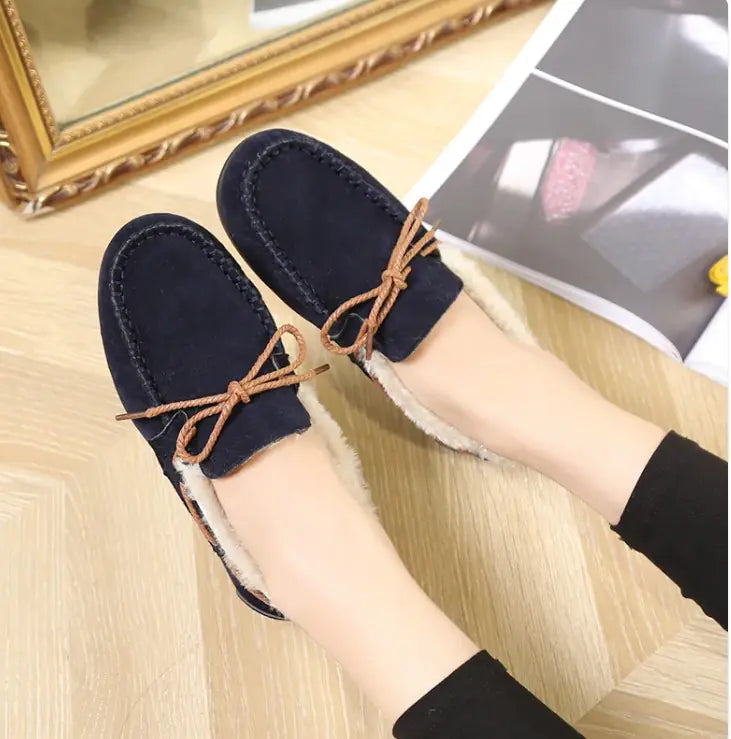 Levant Winter Casual Plush Flat Shoes