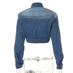 Levant Cropped Denim Jacket Women