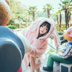 Levant Kawaii Ears Furry Hoodie