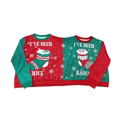 Levant Christmas Couple's Novelty Blouse