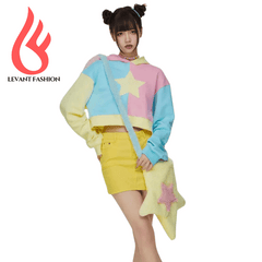 Levant Cute Star Hoodie For Women