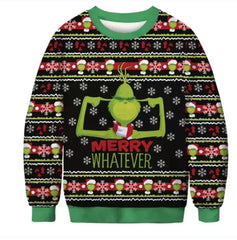 Levant Essentials Grinch Christmas Sweater