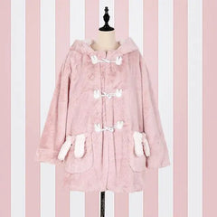 Levant Kawaii Ears Furry Hoodie