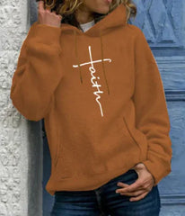 Levant Essentials Faith Printed Hoodie