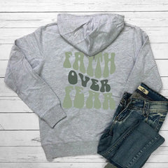 Levant Essentials Faith Over Fear Hoodie