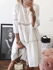 Levant Boho Midi Dress Women Sexy Backless Dress