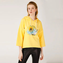 Levant Biggdesign Nature Women Hoodie Sweatshirt Yellow