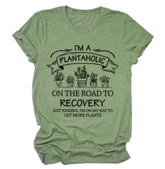 Levant Women's Cute Oversized Plants T-shirts