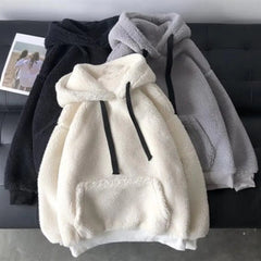 Levant Essentials Winter Fluffy Furry Hoodie