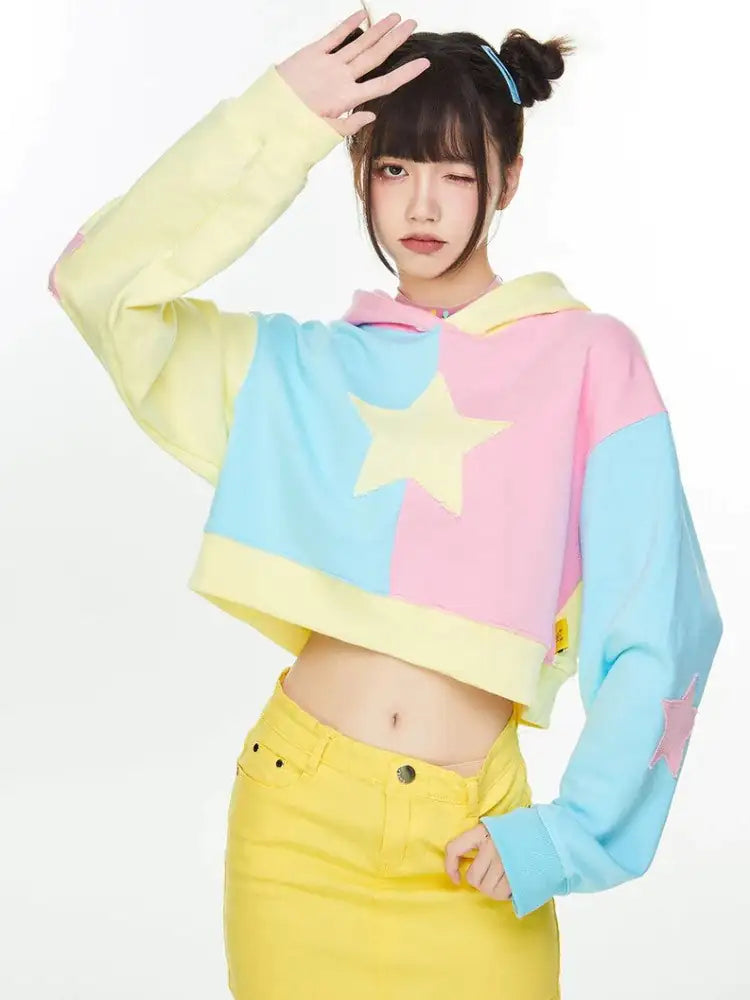 Levant Cute Star Hoodie For Women