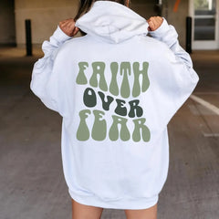 Levant Essentials Faith Over Fear Hoodie