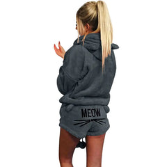 Levant Meow Hoodie PJ's set